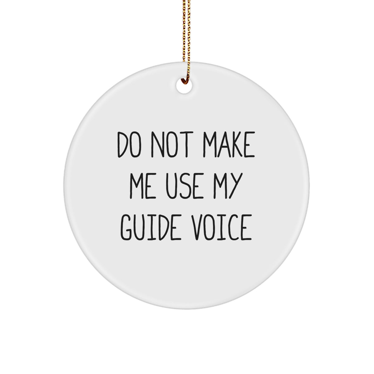 Guide Circle Ornament for Her Present Whimsical Christmas Gift - Image 1