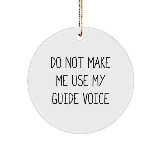 Guide Circle Ornament for Her Present Whimsical Christmas Gift - Image 1