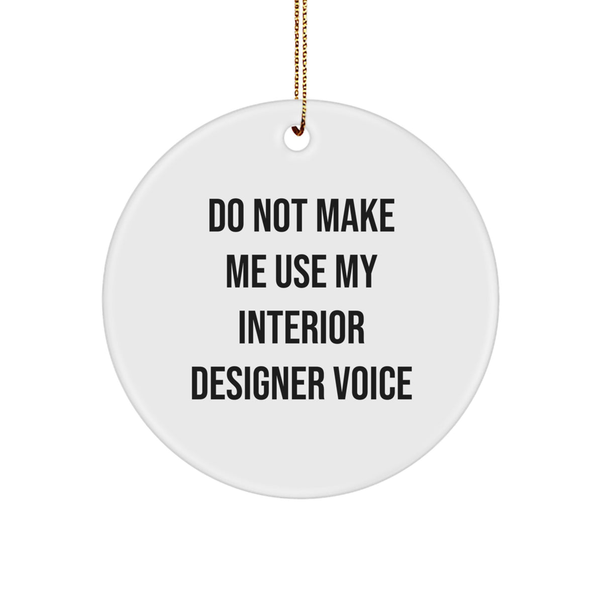 Favorite Interior Designer Christmas Ornament for Kids Fun Gift - Image 1