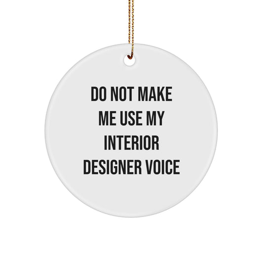 Favorite Interior Designer Christmas Ornament for Kids Fun Gift - Image 1