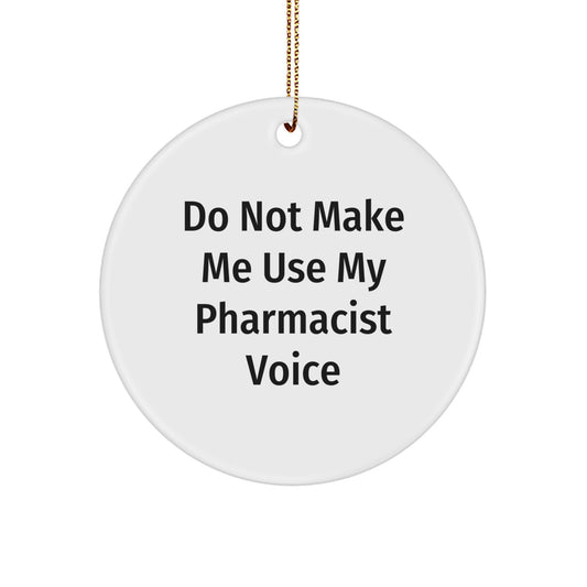 Pharmacist Circle Ornament Favorite for Kids Christmas Gift - Image 1