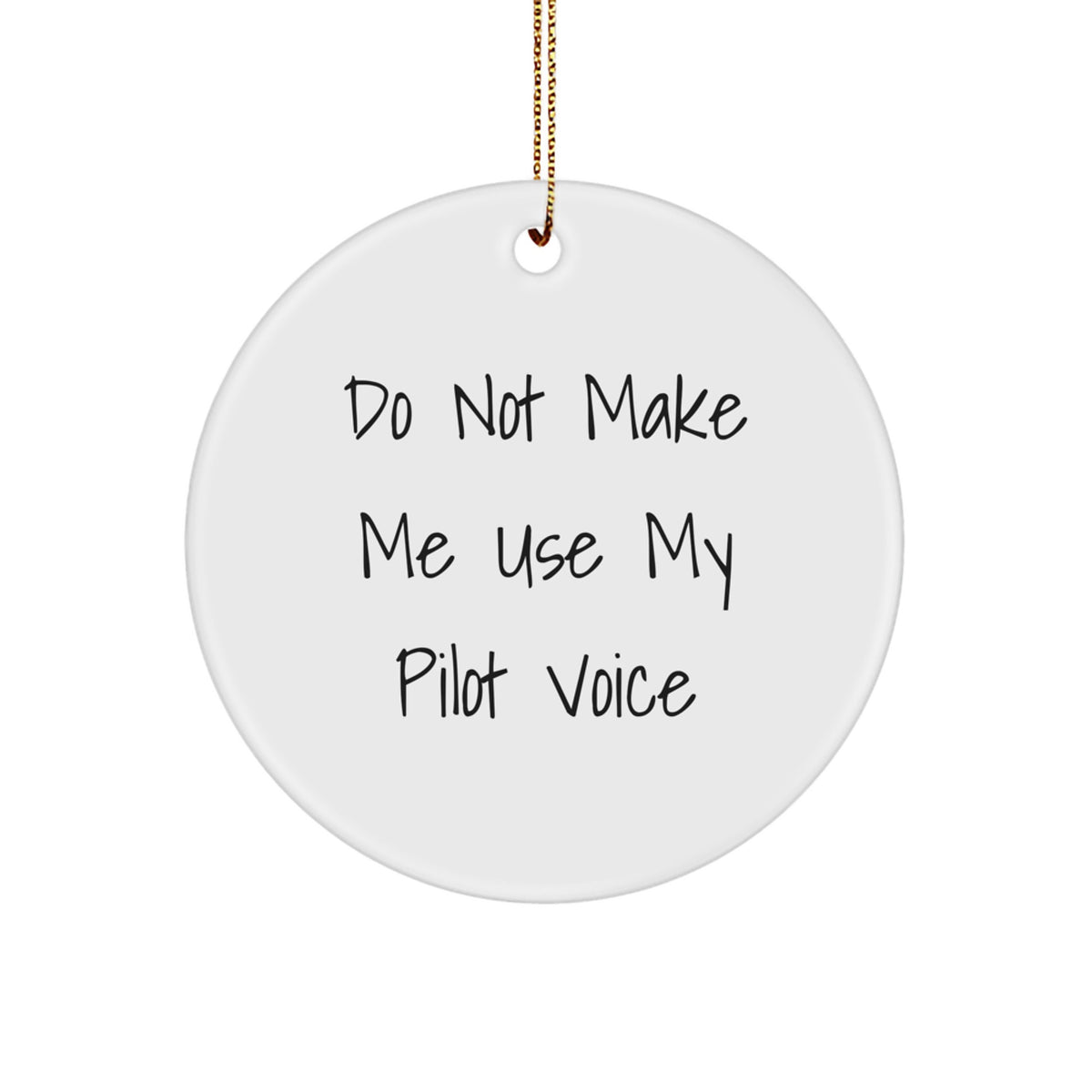 Pilot Favorite Christmas Ornament for Kids Gift - Image 1