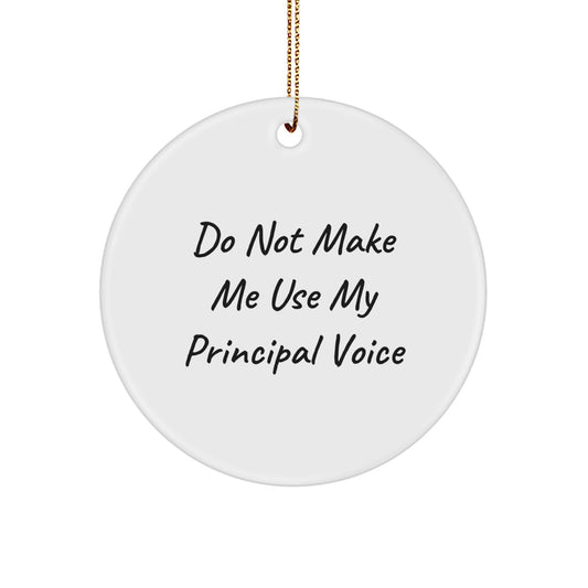 Christmas Gift Principal Circle Ornament Surprise for Teens - Image 1