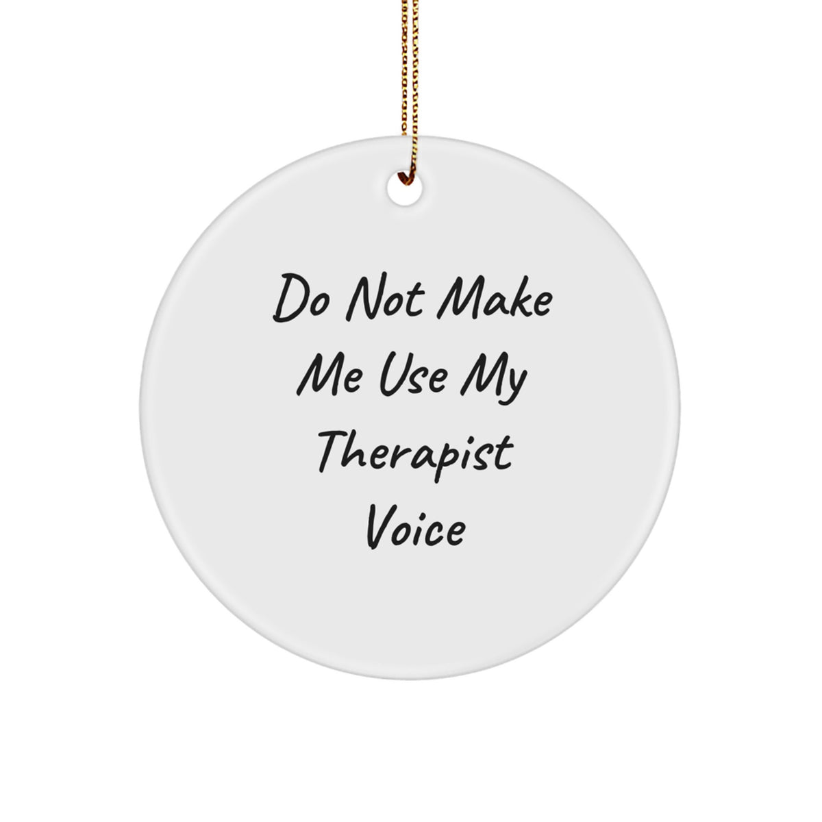 Christmas Gift for Her Therapist Present Ornament - Image 1