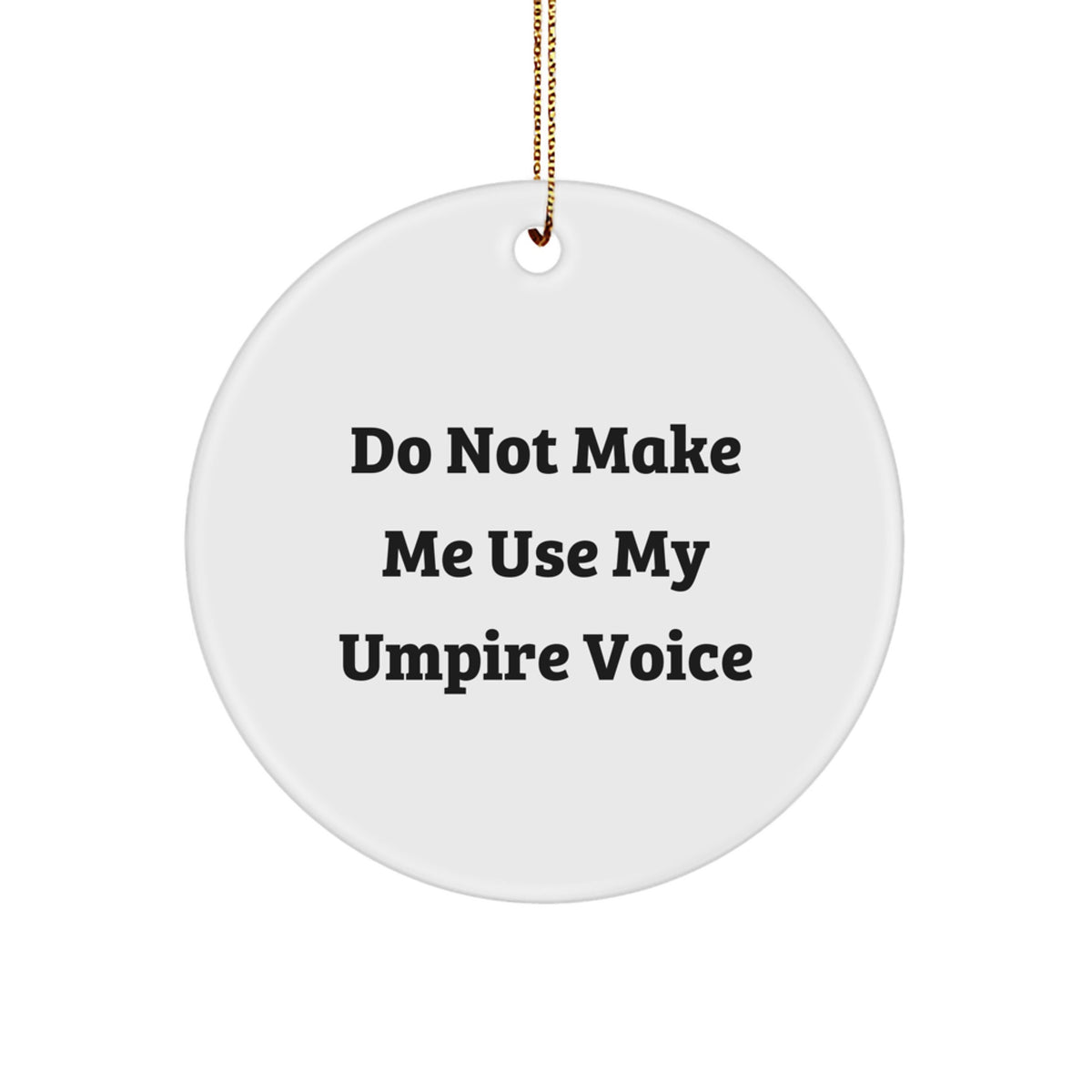 Umpire Keepsake Christmas Ornament for Him Gift – Holiday Tree - Image 1