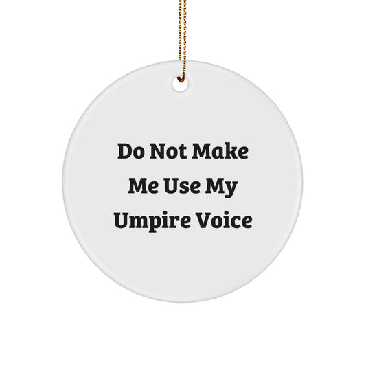 Umpire Keepsake Christmas Ornament for Him Gift – Holiday Tree - Image 1