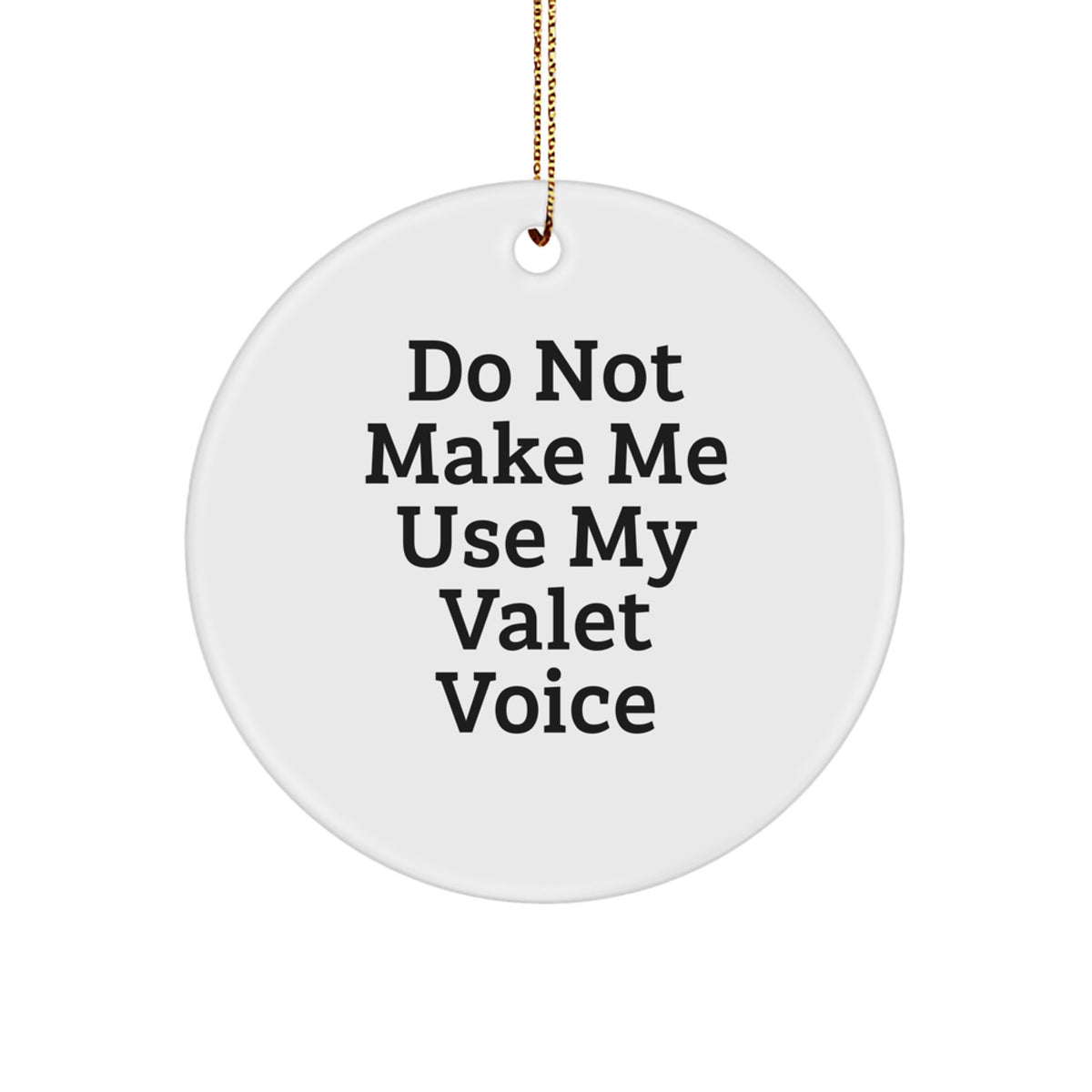Valet Circle Ornament for Family Treasure Christmas Gift - Image 1
