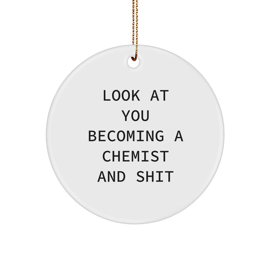 Christmas Ornament Gift for Coworkers A Funny Chemist Idea - Image 1