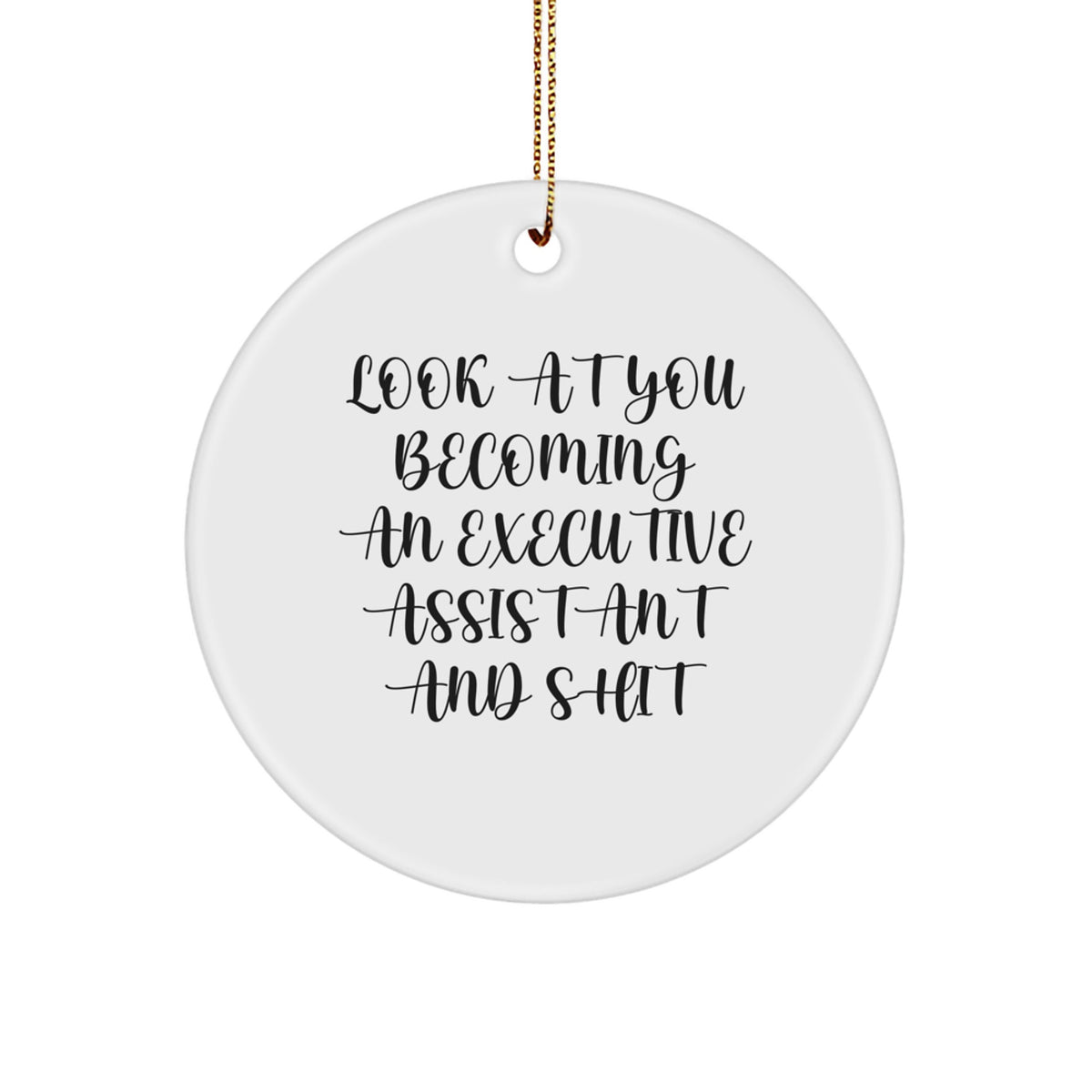 Christmas Gift for Teens Executive Assistant Surprise Ornament - Image 1