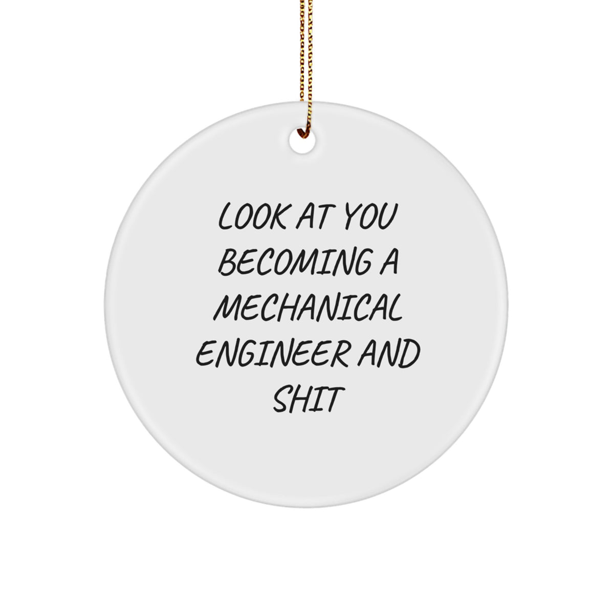 Favorite Mechanical Engineer Christmas Ornament for Kids Gift - Image 1