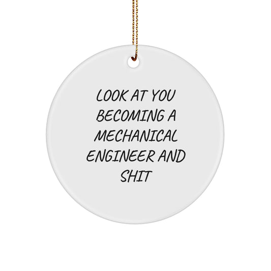 Favorite Mechanical Engineer Christmas Ornament for Kids Gift - Image 1