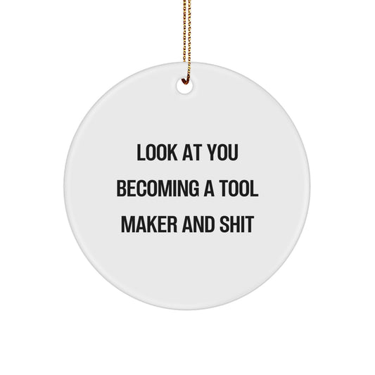 Tool Maker Keepsake Christmas Ornament for Him Gift Holiday Cheer Tree - Image 1