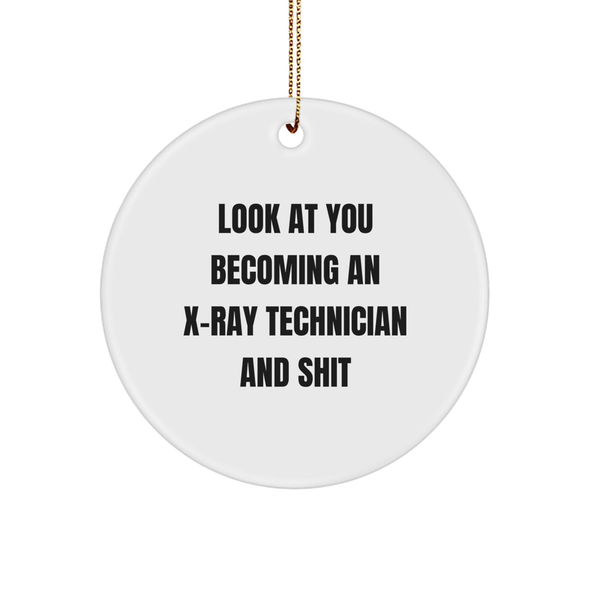 X-Ray Technician Keepsake Christmas Ornament for Him Holiday Bright Gift - Image 1