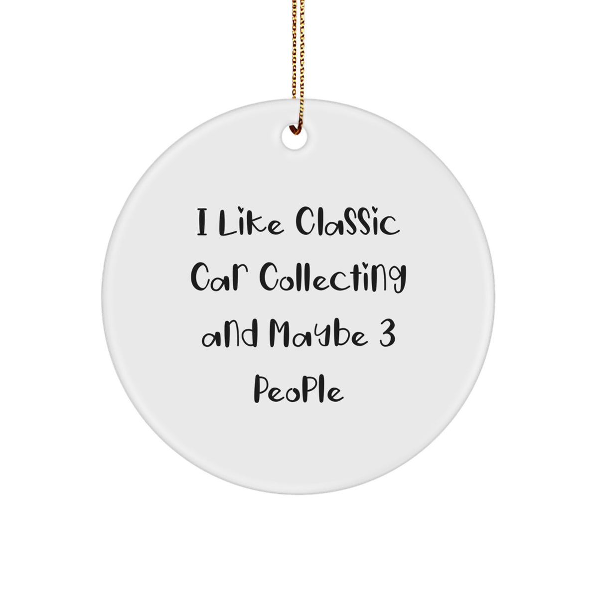 Classic Car Collecting Christmas Ornament Gift for Family - Treasure - Image 1