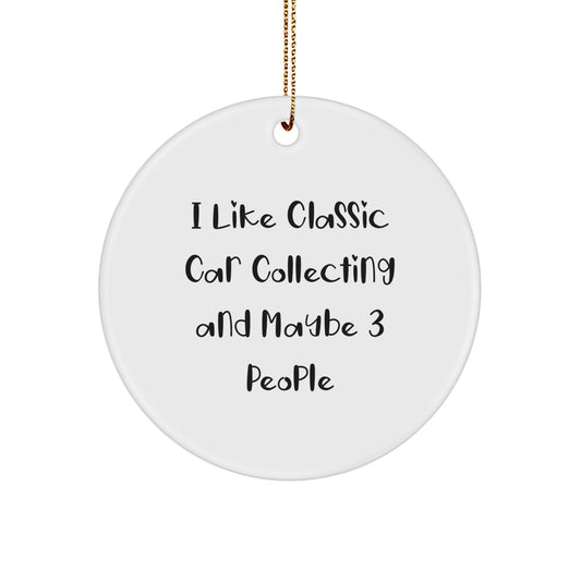 Classic Car Collecting Christmas Ornament Gift for Family - Treasure - Image 1