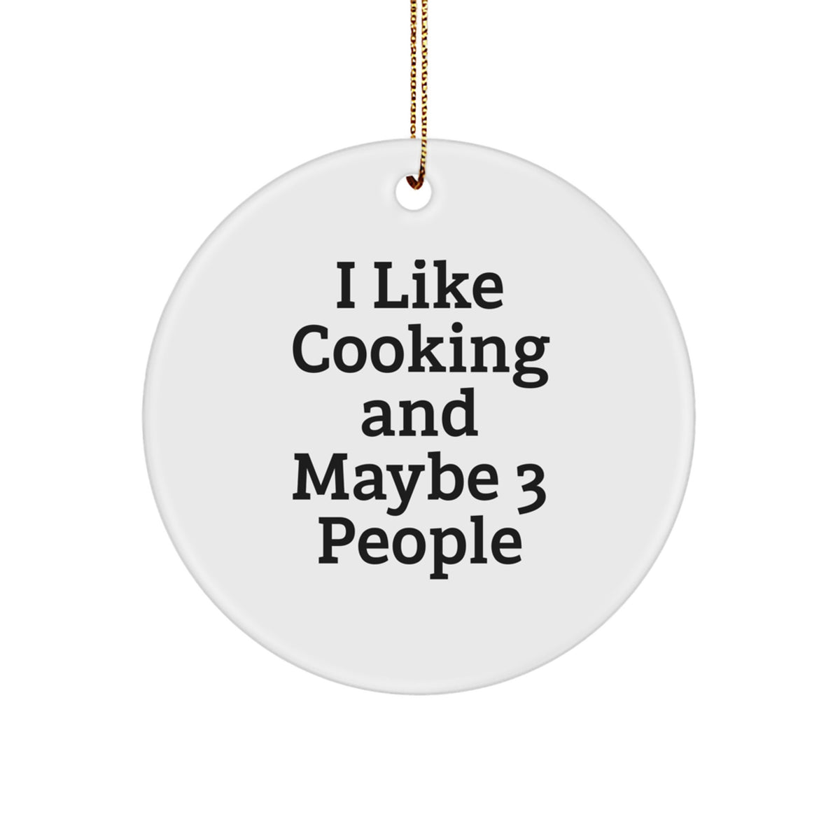 Favorite Cooking Christmas Ornament Gift for Kids - I Like Cooking And - Image 1