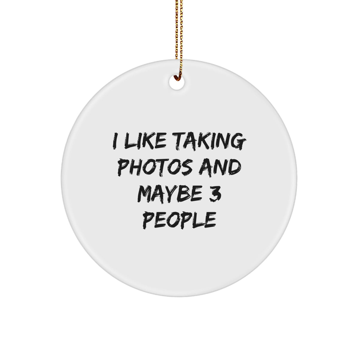 Christmas Ornament Lighthearted Taking Photos Gift for Kids & Favorite - Image 1