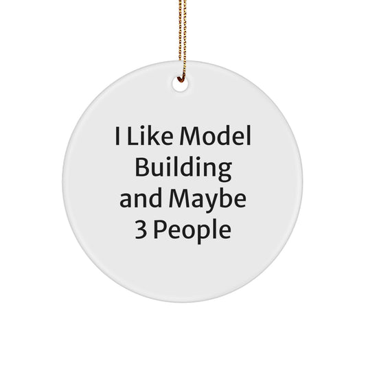 Whimsical Novelty Model Building Christmas Ornament for Friends Gift - Image 1