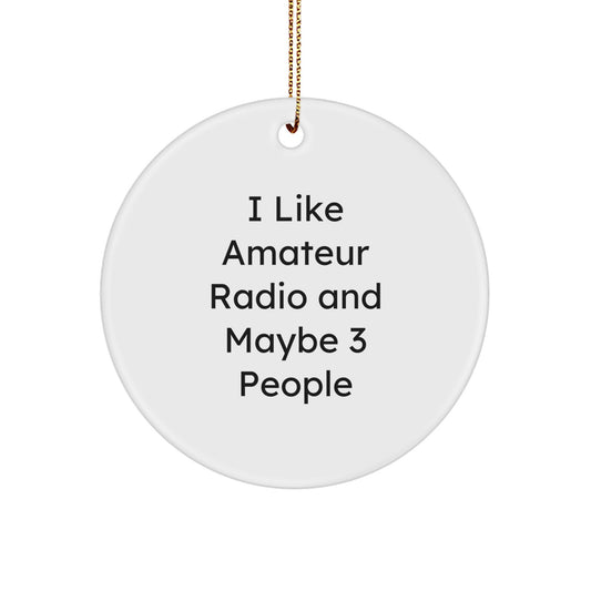 Christmas Ornament for a Colleague I Like Amateur Radio And Maybe 3 Gift - Image 1