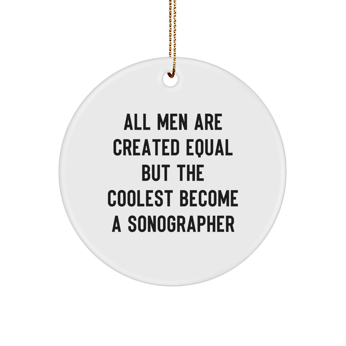 Christmas Gift for Her Sonographer Keepsake Ornament Present - Image 1
