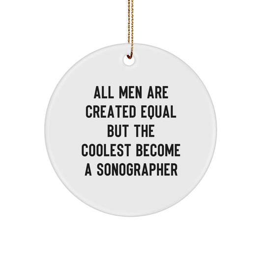 Christmas Gift for Her Sonographer Keepsake Ornament Present - Image 1
