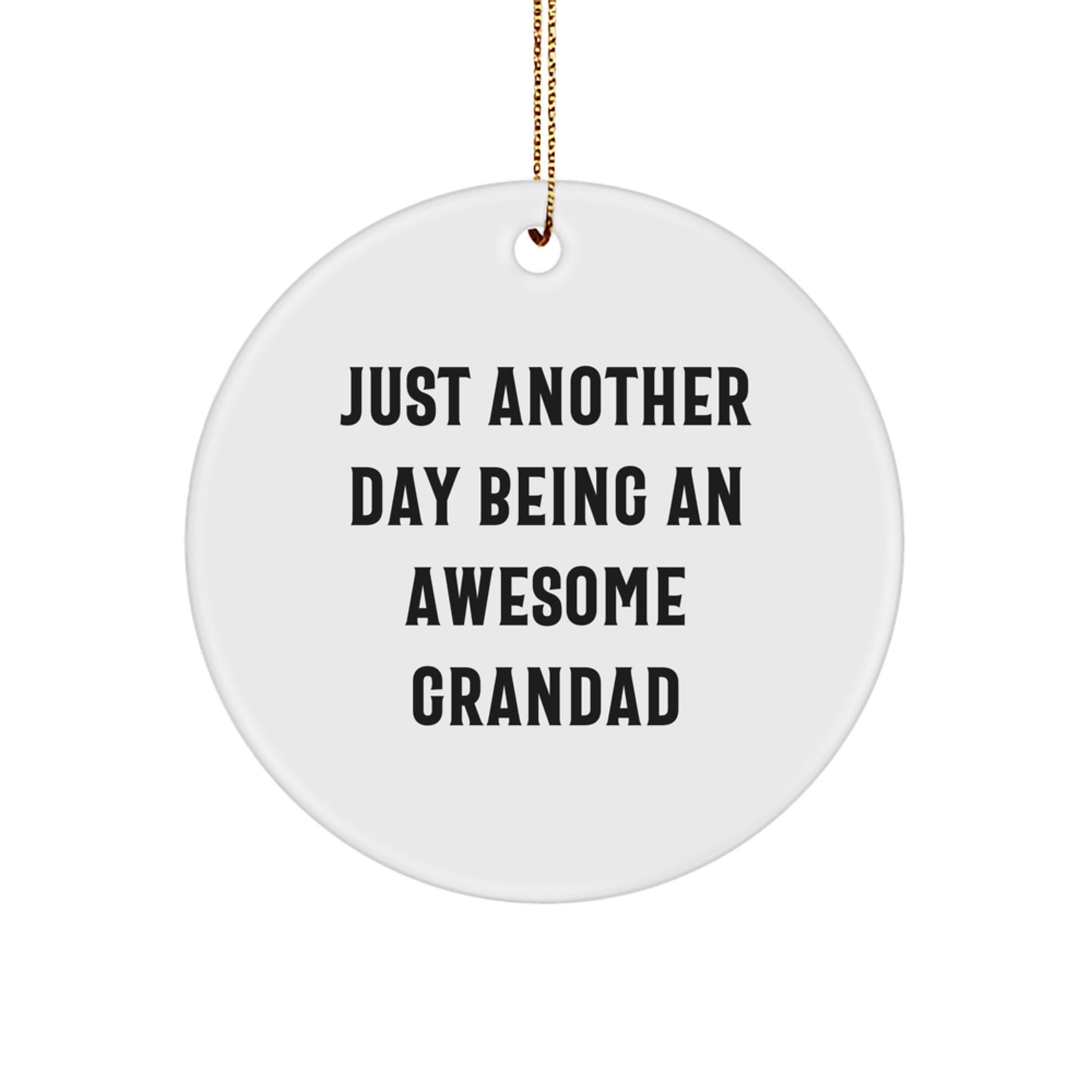 Grandad Keepsake Christmas Ornament for Him Gift - Image 1