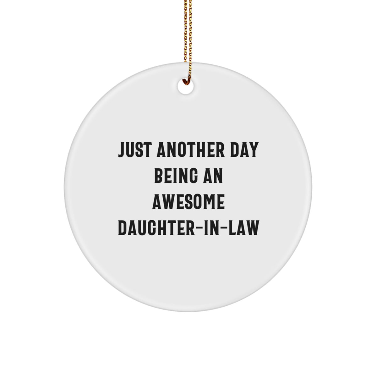 Daughter-in-law Treasure Christmas Ornament Gift for Family - Image 1