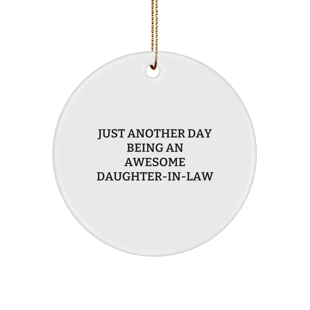 Merry Daughter-in-law Christmas Ornament Idea for Coworkers Gift - Image 1
