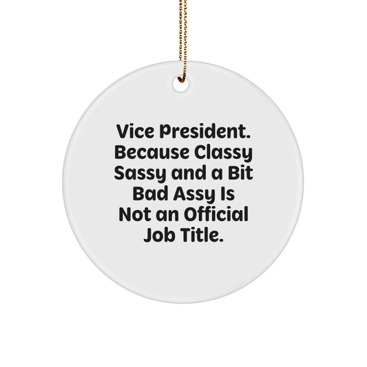 Christmas Ornament Gift for Her Vice President Present - Image 1