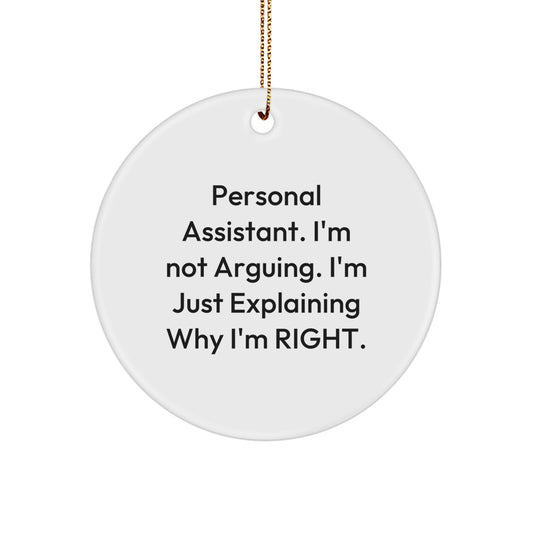 Christmas Gift Personal Assistant Ornament for Her Keepsake Present - Image 1