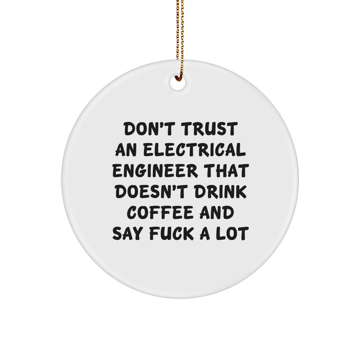 Electrical Engineer Christmas Ornament Collectible for Neighbors Gift - Image 1