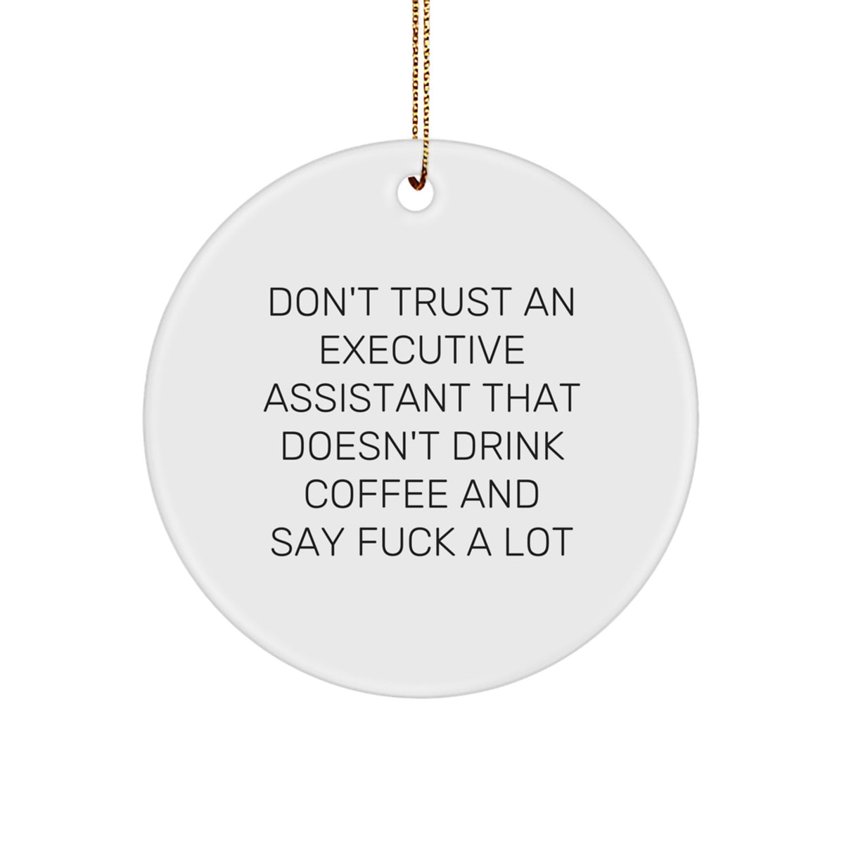 Executive Assistant Keepsake Christmas Ornament for Him Gift - Image 1