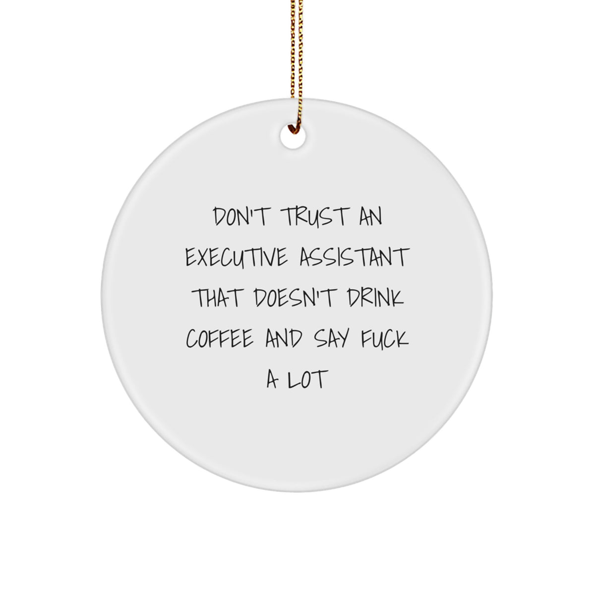 Christmas Ornament Gift for Family A Treasure - Executive Assistant's - Image 1