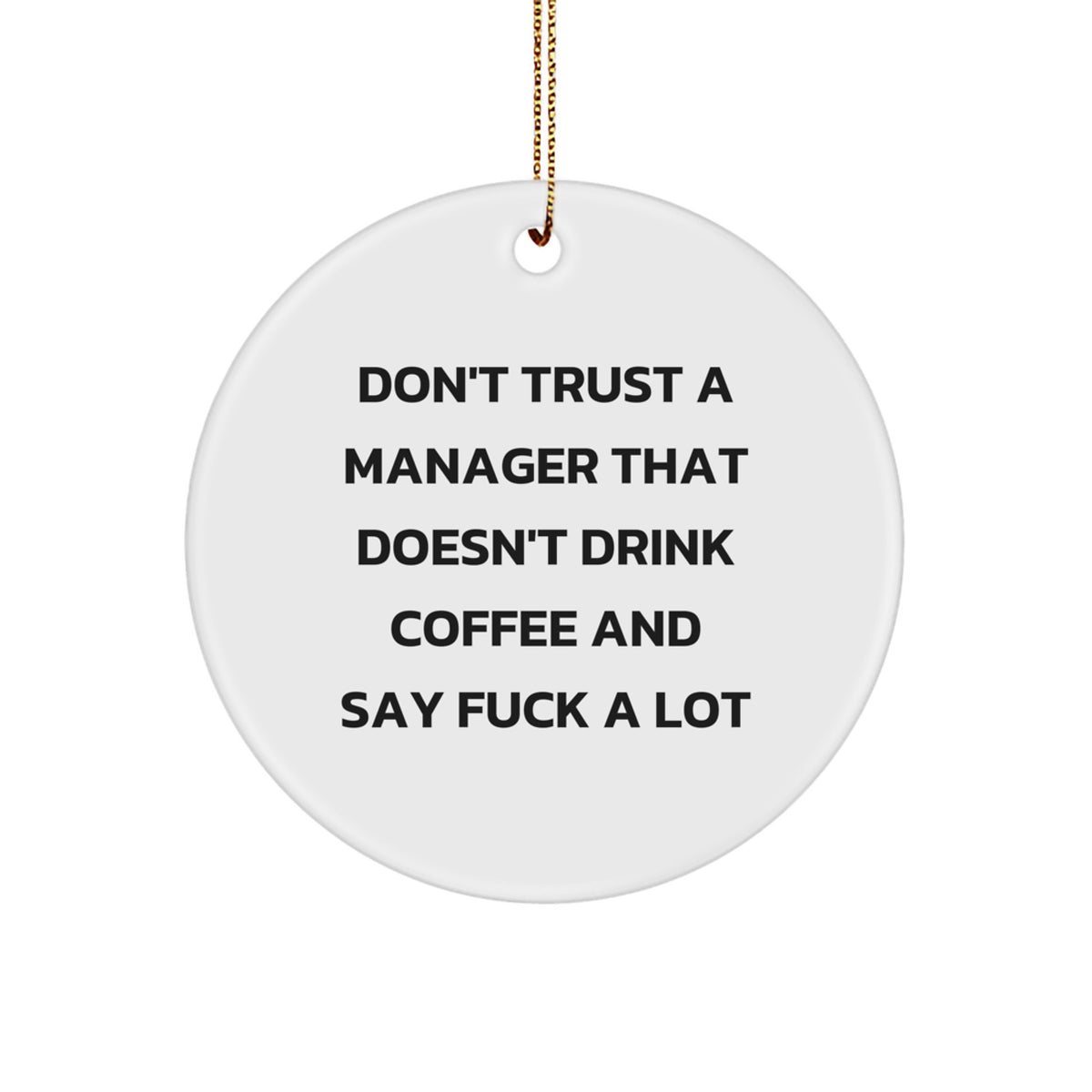 Favorite Manager Christmas Ornament for Kids Gift with Humor and - Image 1