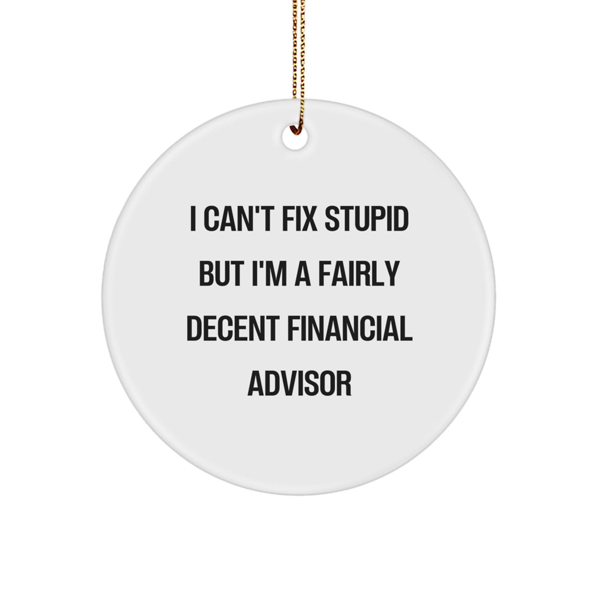 Family Treasure Christmas Ornament Gift for Financial Advisor - Image 1