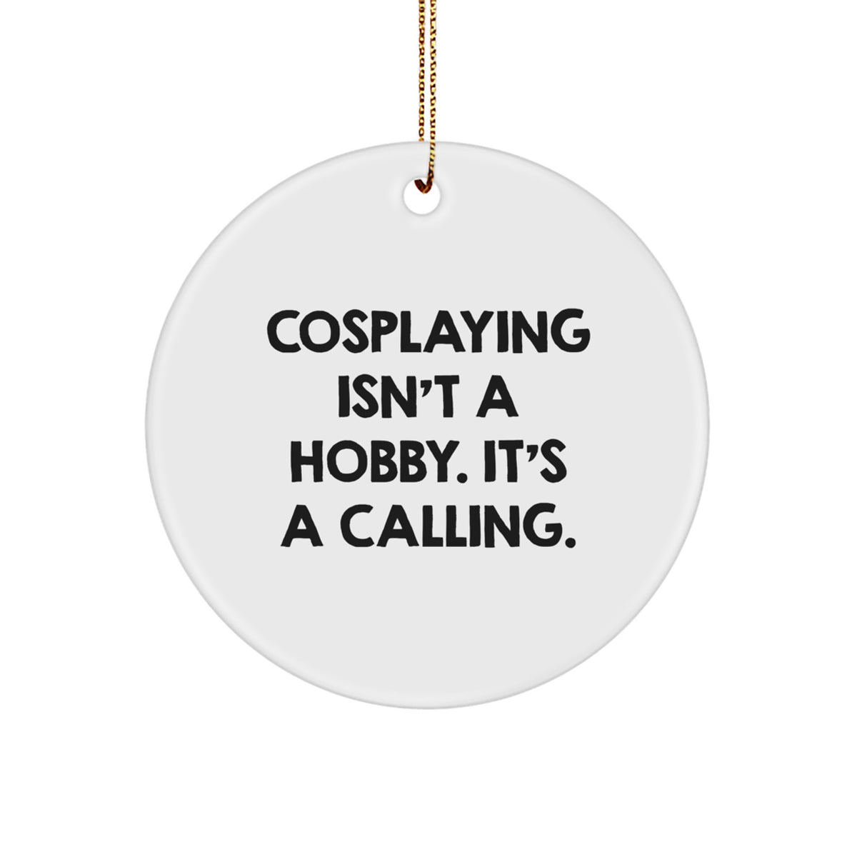 Favorite Cosplaying Christmas Ornament Gift for Kids - A Calling - Image 1