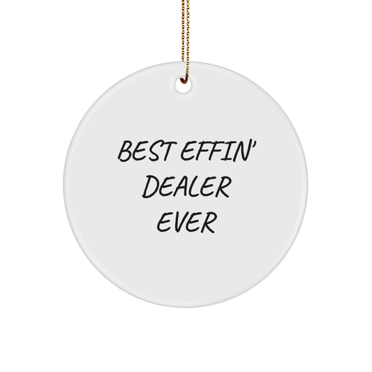 Sassy Dealer Christmas Ornament for Friends Novelty Gift - Image 1