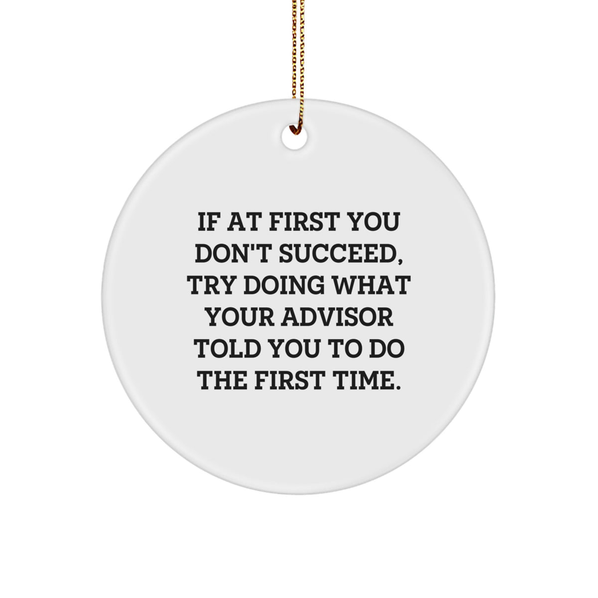 Sage Advisor Christmas Ornament for Friends Gift Novelty - Image 1