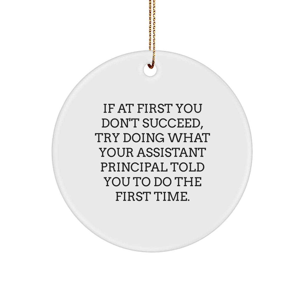 Joyful Assistant Principal Christmas Ornament Gift for Happy Kids Favorite - Image 1