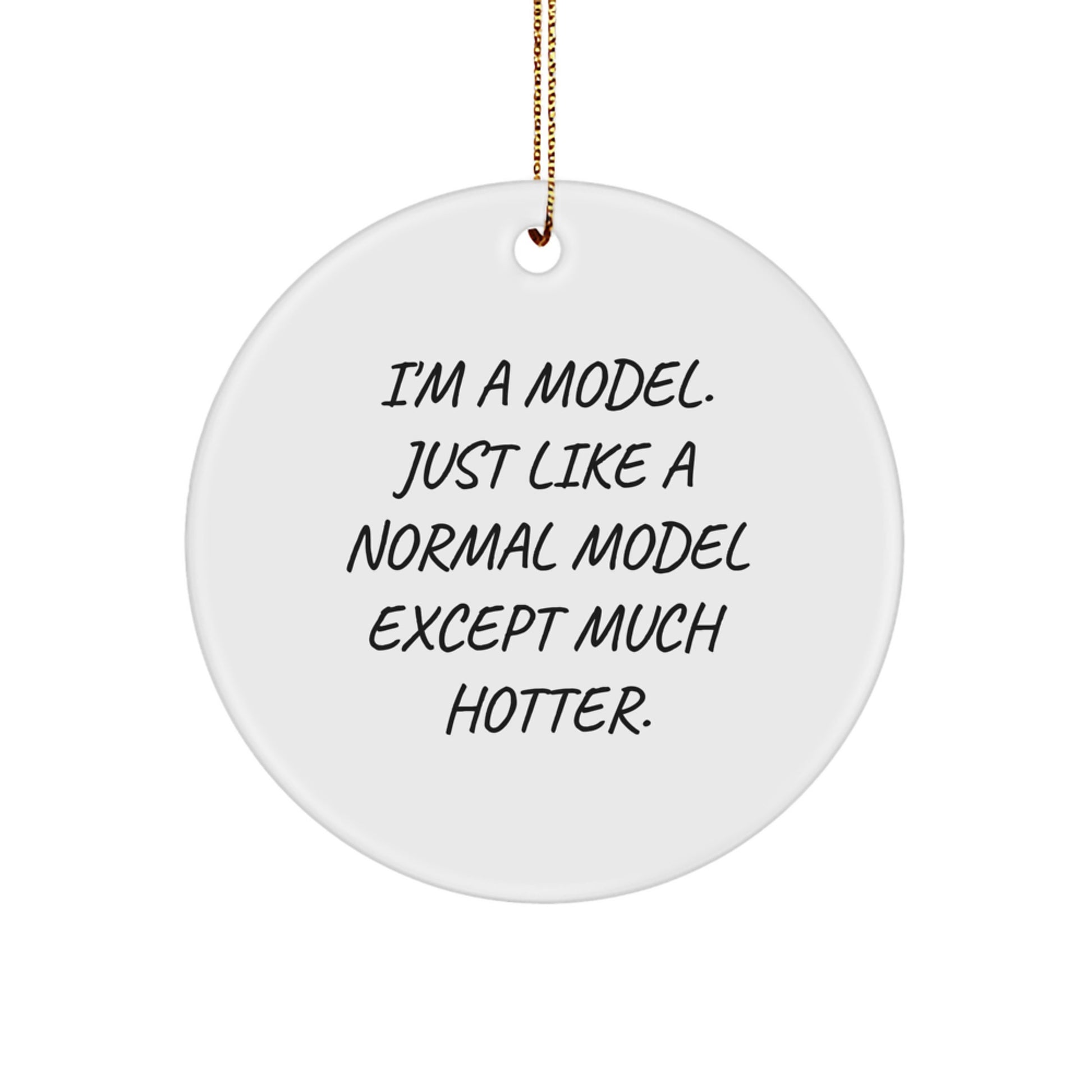 Model Keepsake Christmas Ornament for Him Gift - Image 1