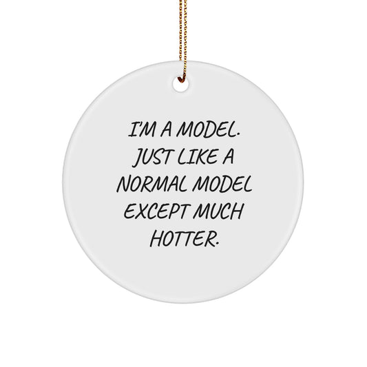 Model Keepsake Christmas Ornament for Him Gift - Image 1