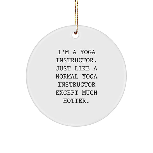 Funny Yoga Instructor Christmas Unique Gifts for Men Women Friends Family from Men Women Friends Family - Image 1