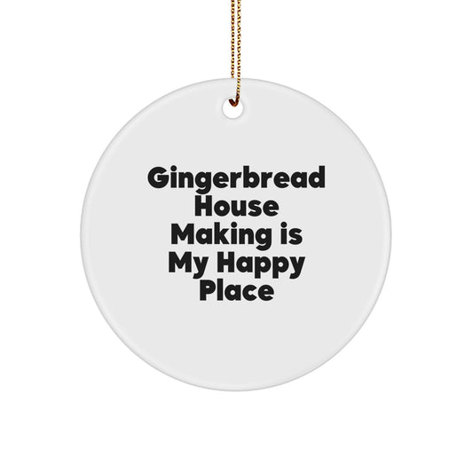 Christmas Gift for Her Gingerbread House Making Is My Happy Place - Image 1