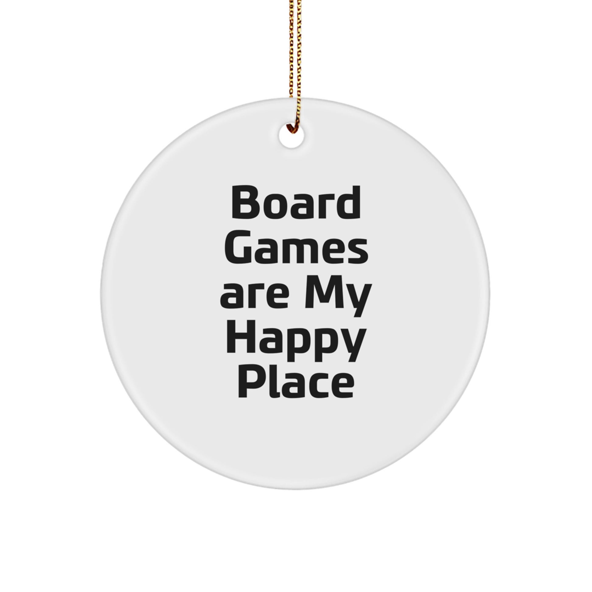 Funny Board Games Circle Ornaments Gifts for Board Game Lovers from Friends and Family - Image 1