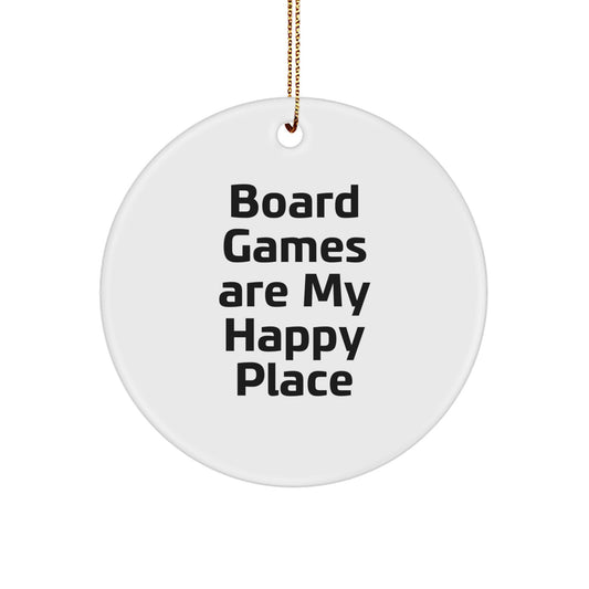 Funny Board Games Circle Ornaments Gifts for Board Game Lovers from Friends and Family - Image 1