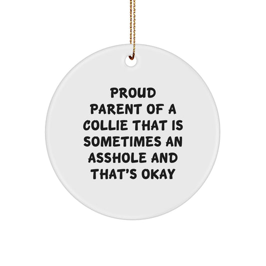 Christmas Gift for Her Collie Ornament Present - Image 1