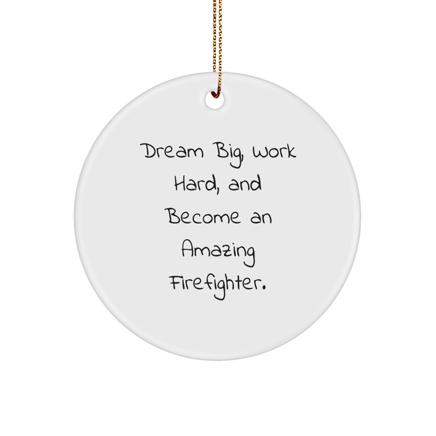 Funny Firefighter Gifts from Family for Firefighter Men on Christmas Unique Gifts with Inspirational Quote - Image 1