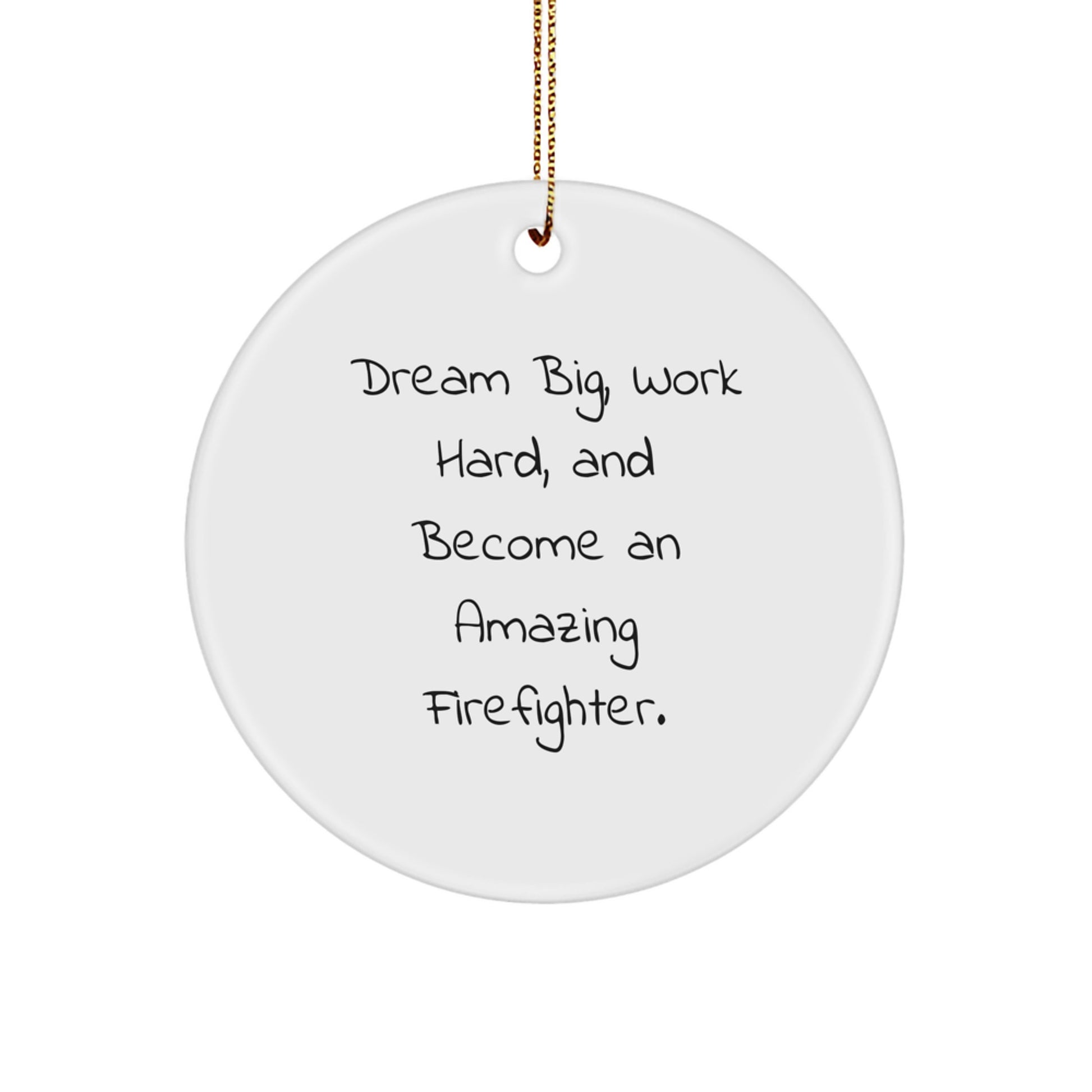 Funny Firefighter Gifts from Family for Firefighter Men on Christmas Unique Gifts with Inspirational Quote - Image 1