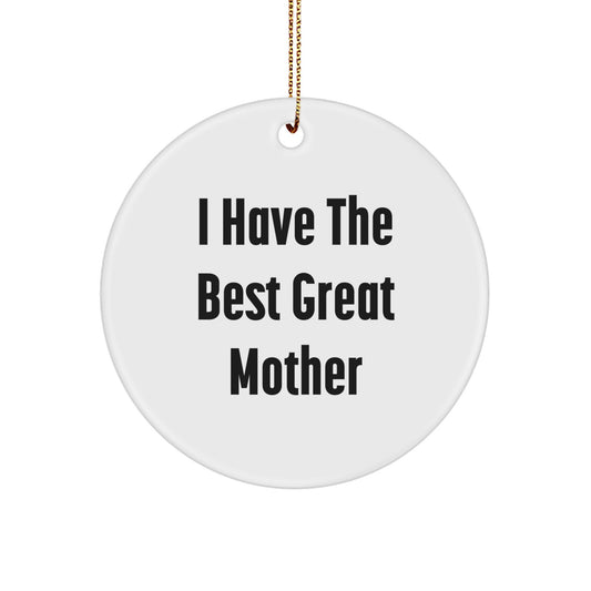 Funny Mother Circle Ornament Gifts from Family for Christmas - Image 1