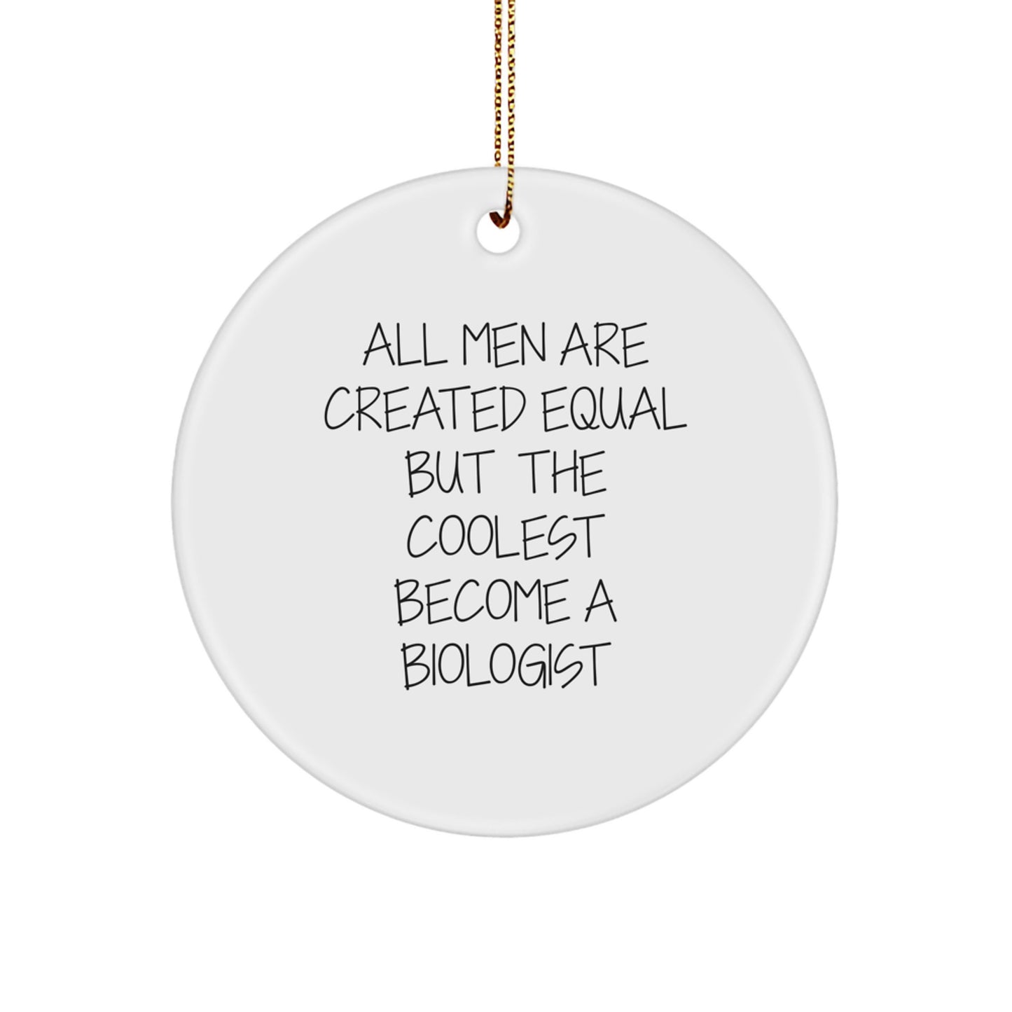 Biologist Keepsake Christmas Tree Ornament for Him Holiday Gift - Image 1